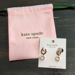 Kate Spade Pave Huggie Earrings